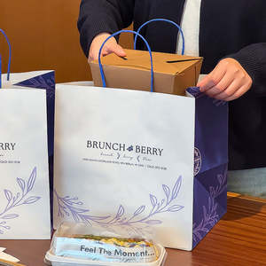 Custom Logo High Quality Kraft Paper <b>Bags</b> for Bakery <b>Bread</b> Toast Dessert Food Grade Biodegradable Eco - Product Image 2