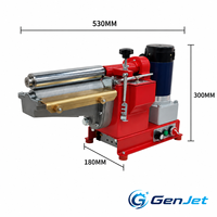 Aplicador de Pegamento Automático de Velocidad Ajustable, Máquina de Recubrimiento Adhesivo de PU de 150 mm para Bolsos de Cuero, Cinturones, Películas, Unión de Madera