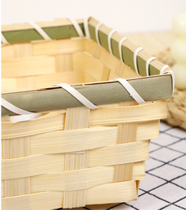 Thủ công mỹ nghệ dệt giỏ tre giỏ lưu trữ rau với lưu trữ nhà và trang trí - Product Image 3