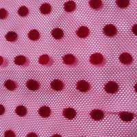 Tissu floqué respirant, maille tricotée teinte en fil, trame unie, luxe, 100% nylon enduit PE, accessoires textiles de maison de haute qualité