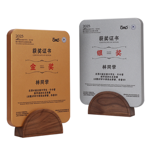 Medalla Rectangular de Madera de Nogal con Logotipo Personalizado, Placa de Premio para Competencias Deportivas, Aniversarios, Reconocimiento a Voluntarios, Insignia de Madera para Exhibición - Product Image 1