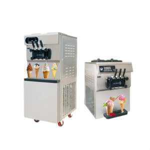 SUNMAX vente à chaud petite sorbetière molle de table 2 + 1 saveurs machine à crème glacée prix - Product Image 6