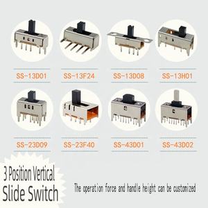 וינטאי-טק SS13D07 מתגי שקף 4 פינים 3 מצבים Spdt מתג שקף Sp3t מתג שקף - Product Image 2