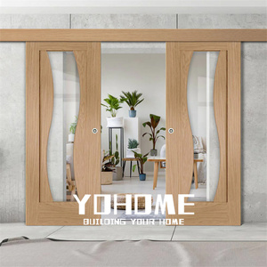 <span class=keywords><strong>Porta</strong></span> Francese a Doppia Anta per Casa con Vetro <span class=keywords><strong>Scorrevole</strong></span> <span class=keywords><strong>Interno</strong></span> e Telaio in Legno, Porte Interne Stile Francese 68 Pollici - Product Image 6