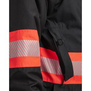 BLAKLADER - 448519779955L Parka d'hiver haute visibilité Noir/Rouge-EAN 7330509853283 HI-VIS WORKWEAR - Product Image 4
