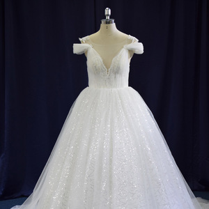 Jancember LSFL01 Backless Boho Lace Fabric A-<b>line</b> Bridal <b>Wedding</b> <b>Dresses</b> - Product Image 3