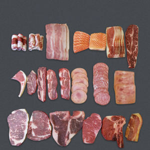Simulation de côtelettes d'agneau crues en plastique rouleaux de <span class=keywords><strong>boeuf</strong></span> steak modèle alimentaire accessoires de viande de cowboy pour décoration d'hôtel de restaurant occidental - Product Image 1