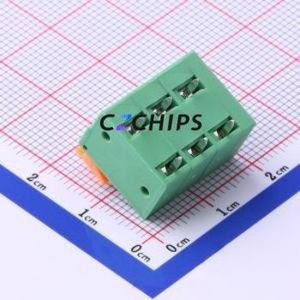 WJ142R-5.08-3P Spring Terminal Block Bent Lead Through Hole,P=5.08mm Connector 5.08mm 3P 3 10A - Product Image 2
