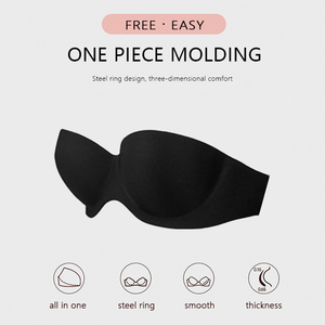 Ailes transparentes adhésives invisibles une pièce collantes femmes sous-vêtements soutiens-gorge pour gros seins - Product Image 4