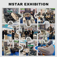Chaise de massage chauffante intelligente pour le dos et le corps entier avec rail SL flexible pour yoga et étirements