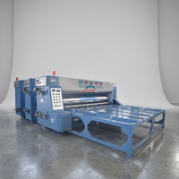 Semi-automatische 2-kleuren flexo printer, slotter, kettingvoeder, golfkartonmachine voor export van fruit, groenten en geschenkverpakkingen