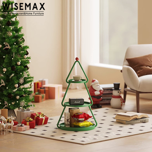 WISEMAX FURNITURE Modern Living Room Furniture Sofas End <strong>Table</strong> Plastic Three Levels Storage <strong>Table</strong> <strong>Christmas</strong> <strong>Trees</strong> for Home - Product Image 1