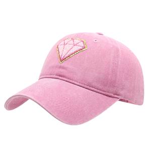 Casquette de soleil pour femme avec patch diamant - Casquette de baseball rétro souple pour un look tendance et une visière qui sculpte le visage, avec fermeture <span class=keywords><strong>snapback</strong></span> - Product Image 5