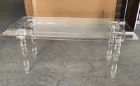 Ensemble de table en acrylique pour présentation de gâteaux et de collations, décorations de mariage, classique et moderne avec boîte d'emballage