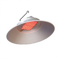 Chauffe-gaz infrarouge en aluminium à économie d'énergie, nouveau modèle champignon, avec garantie d'un an pour élevages de porcelets, de bétail et de volailles