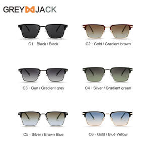 Gafas de sol Greyjack para mujer, montura negra, lentes TAC, protección UV400, polarizadas, a la moda, protección solar, para viajes y conducción - Product Image 3