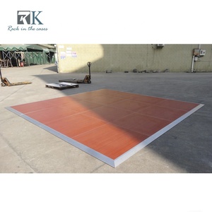 Plancher de danse en bois avec bords en aluminium, portable, pour événements intérieurs - Product Image 5