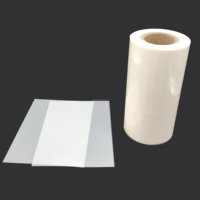 Feuilles et gabarits vierges en PET Mylar rigide brillant soluble dans l'eau 6 mil, rouleau de 24 pouces