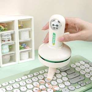 Aspirateur portable de bureau mini pour voiture, aspirateur de table à aspiration à deux vitesses, 5V 3W 1200mAh, alimentation par batterie d'usine - Product Image 4