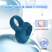 YLOVE Extra Weicher Flüssig-Silikon Penisring mit 10 Vibrationsmodi zur Verzögerung der Ejakulation für Männer Erotikspielzeug für Männer Großhandel