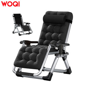 WOQI sıfır yerçekimi sandalye çim Recliner uzanmış veranda şezlong katlanır taşınabilir şezlong ayrılabilir Oxford bardak tutucu kafalık - Product Image 1