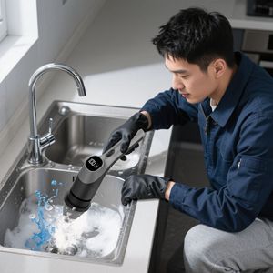 Cepillo de Limpieza Eléctrico Multifuncional Recargable, 5 Cepillos Giratorios Retráctiles, Cepillo de Limpieza Eléctrico para el Hogar - Product Image 2