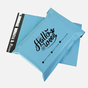 Oem promozionale 50 formato misto poly mailer stampa logo personalizzato per marchi di bellezza mailing borse eco friendly maniglia striscia di ritorno