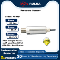 Capteur de pression hydraulique et pneumatique personnalisé de haute précision PT1QF, plage 35Mpa