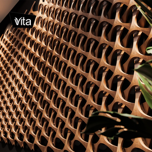 Pannello Murale Cavo <span class=keywords><strong>3D</strong></span> Effetto <span class=keywords><strong>Legno</strong></span> Pregiato per Showroom di Arredamento - Pannello Decorativo con Texture e Dimensioni Personalizzate a Spedizione Rapida - Product Image 4