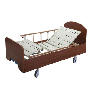 Lit médicalisé en bois massif avec tête et pied de lit, multifonctionnel, fabricant de Guangzhou - Product Image 3
