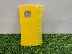 プラスチック製ペットノミコーム、ダニ、シラミ、ダニの櫛を除去するための拡大器付きABSノミコーム - Product Image 3