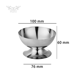 Logo personnalisé Cuisine Crème Glacée Outil De Service <span class=keywords><strong>Restaurant</strong></span> <span class=keywords><strong>Pub</strong></span> <span class=keywords><strong>Chic</strong></span> Dessert Gâteau Fruits Salade Bol Debout En Acier Inoxydable Gobelet Tasse - Product Image 5