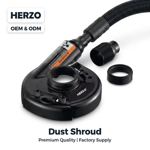 HERZO <span class=keywords><strong>Plastic</strong></span> Stofafzuigkap voor 230mm Elektrische Slijptol 7 inch Stofvrije Slijpmachine - Product Image 1