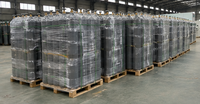 Cilindro de Gas de Kriptón Kr/Xe/Ne de Alta Pureza (99.999%) Kaimei, Mezcla de Gases Industriales, Grado Semiconductores/Electrónico, 47L, 150 Bar, CGA580