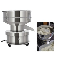 Neueste Kleine Edelstahl-Vibrationssiebmaschine für Mehl & Lebensmittelpulver Kreissieb Motorgetrieben Feinmaschig