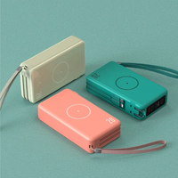 Power Bank Portabel Universal 2026 Terbaru 20000mah Pengisian Cepat Layar Digital Dengan Charger Dinding AC