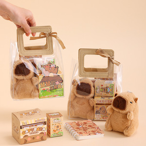 Capybara Plush Gift Set With Stickers And Notebook For Children's Day - Product Image 3