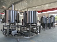 Chaisse de brassage 300L Star à 3 cuves en acier inoxydable 304 de qualité alimentaire avec système de contrôle PID pour la brasserie, solution clé en main en promotion
