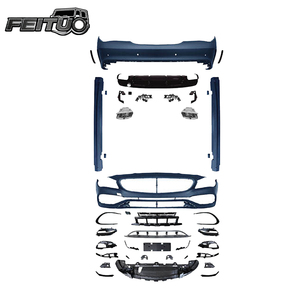 Pièces automobiles de haute qualité, pare-chocs, jupes latérales, kit carrosserie, compatibles avec Mercedes-Benz CLA W117 2013-2019, mise à niveau <span class=keywords><strong>AMG45</strong></span>. - Product Image 2