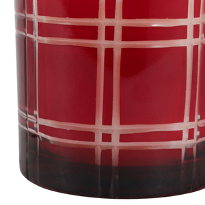 Candela Profumata alla Vaniglia Calda Maison Illuminare 12 Oz in Vaso di Vetro Decorativo a Quadri - Product Image 5