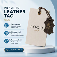 Étiquette suspendue de luxe personnalisée avec logo pour sac à main, étiquette en cuir véritable, étiquette en papier premium pour sacs, sacs à main, vêtements et accessoires
