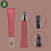 Tube de crème oculaire cométique personnalisé de 10ml 15ml 20ml Tubes en plastique d'emballage de tuyau de tête en céramique et en alliage de zinc pour usage cosmétique