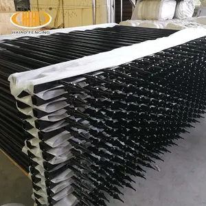 High quality ornaments wrought iron panel fence
