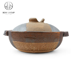 Casserole de restaurant, marmite en céramique, bol en argile, ustensiles de cuisine pour la cuisson, ensembles de plats de cuisson, casseroles à ragoût avec couvercle - Product Image 5