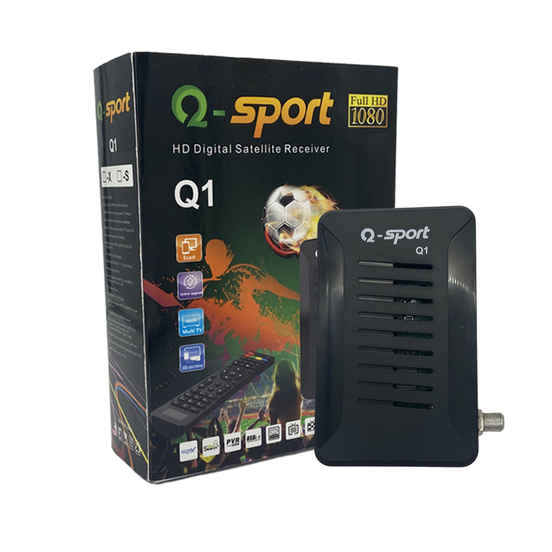 Q-Спортивная мини-камера для Android DVB-S2 TV Box с-цифра спутниковый телевизионный ресивер Авто FTA для Африки