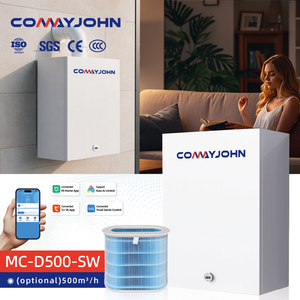 MC-D500-SW (piezas) Recuperador de Calor, Ventiladores de Extracción de Aire para Exteriores Montados en Pared, Sistema de Ventilación de Aire Fresco para el Hogar - Product Image 1