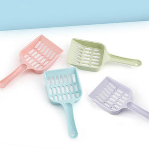 Suministros de limpieza para mascotas ecológicos directos de fábrica, pala de arena para gatos de plástico con agujeros finos, pala para caca para gatos y perros - Product Image 5