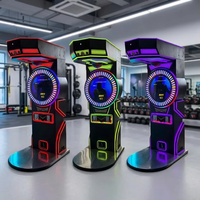 Machine de jeu d'arcade de boxe en métal à monnayeur avec caméra intégrée pour la mesure de la force, garantie 1 an pour les centres de jeux