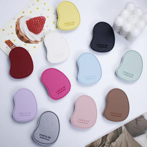 Support de <span class=keywords><strong>téléphone</strong></span> portable transparent avec design en cuir grainé de luxe, style Ins, accessoires pour <span class=keywords><strong>téléphone</strong></span> portable, vente en gros, support paresseux - Product Image 1