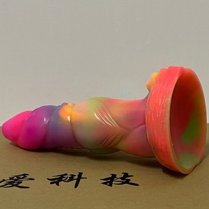 FAAK Precio de Fábrica Dildo Alienígena de 8 Pulgadas que Brilla en la Oscuridad, Juguete Sexual Extraterrestre con Succión, Dildo Monstruoso Luminoso de Material Saludable - Product Image 5